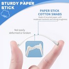 Pointed Tip Cotton Swabs  800 Count Double Precision Tips With Paper Stick  Cott