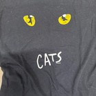Cats The Musical Womens Small Black Vintage Broadway Baby Tee 1981 Iconic Retro
