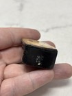 Antique Papier Mache Lacquer Snuff Box With Picture Of Beautiful Woman