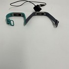 2 Fitbit Alta Fb406 Grey   Teal Silicone Sleep Monitor Fitness Activity Tracker