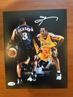 Allen Iverson Signed Autographed Philadelphia 76ers 8x10 Photo Jsa Witness