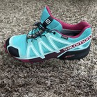 Salomon Speedcross 4 Gtx Mens 9 5 Teal Red Gore-tex Trail Running Shoes 394667