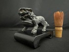 Shishi Lion Statue Japanese Ceramic Vintage Figurine Temple Guardian 6 6 Inch