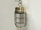 Antique Brass Marine Ship Pendant Light Nautical Cargo Hanging Lamp Fixture
