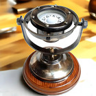 Nautical Brass Gimbaled Compass Vintage Ship   s Binnacle Antique Maritime Compass