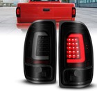C-type Led Tube Dark Smoked Tail Lights Brake Lamps Set Dodge Dakota - Passenger