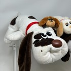 Pound Puppies Lot Plush Dalmatian Brown Dogs Stuffed Animals Set Of 4 Modern Vtg