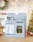 Wooden Play Kitchen For Kids  Chef Pretend Kitchen Playset For Boys   Girls Gift