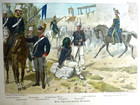Antique Print Italy The Italian  Army  Alpenjager Cavalry Infantry