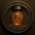 Final Cent Tribute Anniversary Challenge Coin Commemorative Penny 1-pc A
