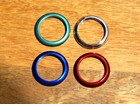 New Vintage Gucci 4-metal Bezel Set - Silver Red Blue   Green Save  12 -for 1100