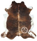 Cowhide Rug Exotic Brindle High Quality Hair On Hide Size  Jumbo xl aw175