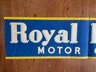 Large Royal Enfield Motorcycles Poster Advert Banner Rare Original 1950s-1960s