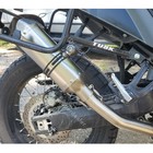 For Yamaha Tenere 700 Xtz07 2019-2025 Exhaust Link Pipe Slip On Muffler Black