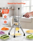 Vevor French Fry Cutter Commercial Vegetable Chopper With 4 Replacement Blades