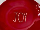Rae Dunn Christmas  joy  Ceramic Plate Artisan Collection By Magenta