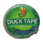 Duck Tape  see Description  Duct Blue Purple Leopard Pattern 1 88 In  X 10 Yards