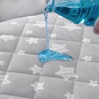 Crib Mattress Protector Waterproof Quilted Toddler Bed Pad Cover Fitted 52  x28 