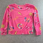 Bmagical Youth Pink Pajama Set Good Vibes Rainbow Butterfly Smiley - Size 10