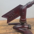 Antique W d  Allen Red Arrow Cast Iron Lawn Sprinkler Chicago Usa