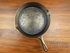 Griswold  8 - Vintage Restored Cast Iron Skillet - Large Block Logo Chrome Plate