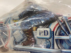 New Os Vintage 1960s Large Lithographed Friction Tin Toy Police Motorcycle Japan