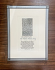Gad Almaliah Signed Judaica Art Baal Shem Tov Soul Light Quote Nielsen Frame