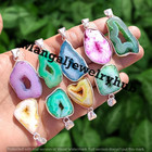 A  Soler Quartz Gemstone Pendants 925 Sterling Silver Plated Fashion Jewelry Lot