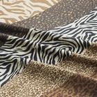 Wpm Bathroom Rugs And Shower Curtain Set  Animal Leopard Print Luxury Absorbe   