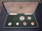 1971 Trinidad   Tobago Proof Set With  1 Dollar Banknote