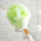 4 Pack Back Scrubber For Shower  Loofah On A Stick  4 Assorted Colors  16 In