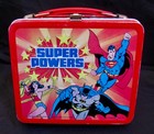 Vintage Super Powers Lunchbox   Thermos - Dc Comics  1983  C-8 5 9 0 Minty 