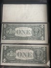 Sasa 1977a Frn  1 Note Sequential Set Of 5 Serial Numbers With Errors