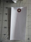 50 White Tyvek Tags Sh5   4  3 4  X 2  1 8   Wired  Eyelet