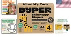 Size 4 Baby Diapers 144 Count - Leak-proof   Plant Based