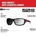 Milwaukee Tool 48-73-2128 Safety Glasses Anti-scratch  Silver Lens  Full-frame 