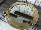 Wall Large Working Ship Cabin New 12  Brass Porthole Mirror Nautical Window Gift