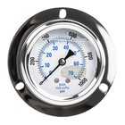2 5  Liquid Filled Pressure Gauge 0-1000 Psi 1 4  Npt Cbm Panel Flush Mount