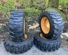 4-12x16 5 Sks-1 Tires rims For Case 1845  1845c  Xt   400 Series-12-16 5-14ply