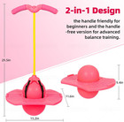 Boterlun Pogo Ball With Handle - Pogo Stick Pogo Jumper Toy For Kids Ages 6  And