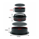 Non Stick Stuffed Burger Press 3 In 1 Hamburger Patty Molds Maker Bbq Kitchen