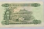 Mauritius 25 Rupees 1967  P-32b  Bunwaree   Ramphul  Nice Clean Banknote