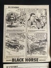Free Shipping Lot 3 Canada Beer Canadian  Black Horse Dawes Brewery Ale Comic
