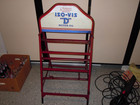 Vintage   Iso-vis   Standard Oil Heavy Metal Oil Can Gas Station Display Rack
