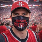 Face Mask  3   houston Rockets  Ultra Game