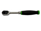 Snap-on Tools 3 8  Drive Green Soft Grip Quick-release Ratchet Fhr80g Usa New