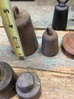 Lot Of 17 Mixed Scale Weights Brass   Cast Iron