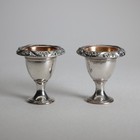 Antique Silverplated Egg Cups - Pre Owned