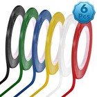 6 Rolls 1 8 Whiteboard Tape Thin White Board Tape Lines Pinstripe Dry Erase