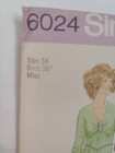 Dress Gown 14 Simplicity 6024 Sewing Pattern Vtg High Waist V Neck Long Short